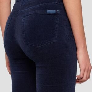 VELVET HIGH WAIST SLIM KICK IN INK